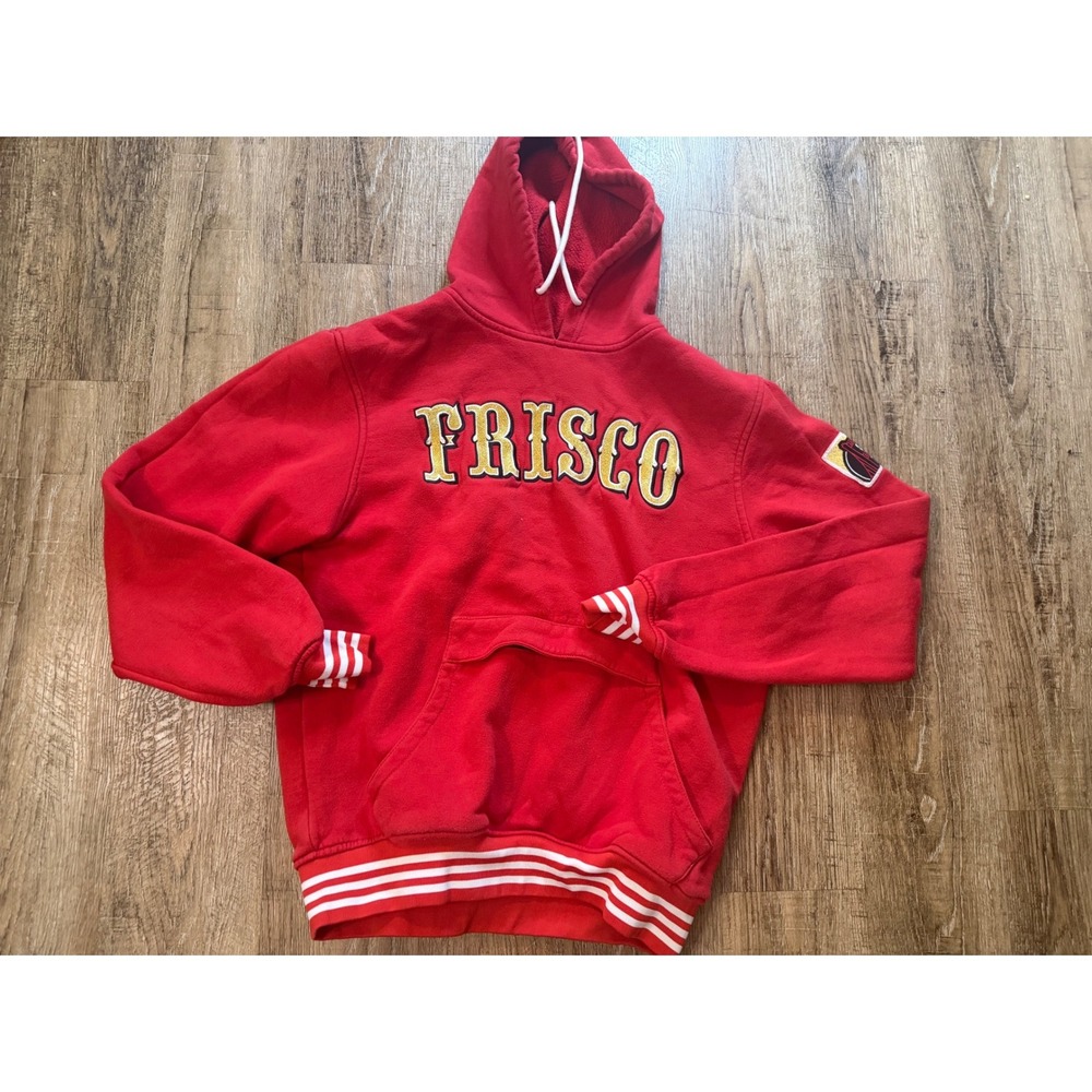 SAVS Frisco San Francisco Hoodie Red Embroidered SF Pullover Sweatshirt Medium